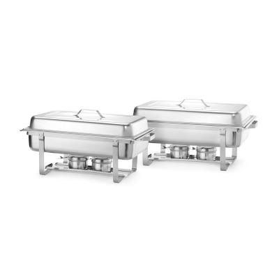 Chafing GN 1/1, HENDI, Kitchen Line, 9L, 2 ks, 600x358x(H)295mm | 472613